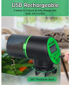 Petbank Automatic Fish Feeder - Rechargeable Timer Fish Feeder with USB Charger Cable, Fish Food Dispenser for Aquarium or Fish Tank